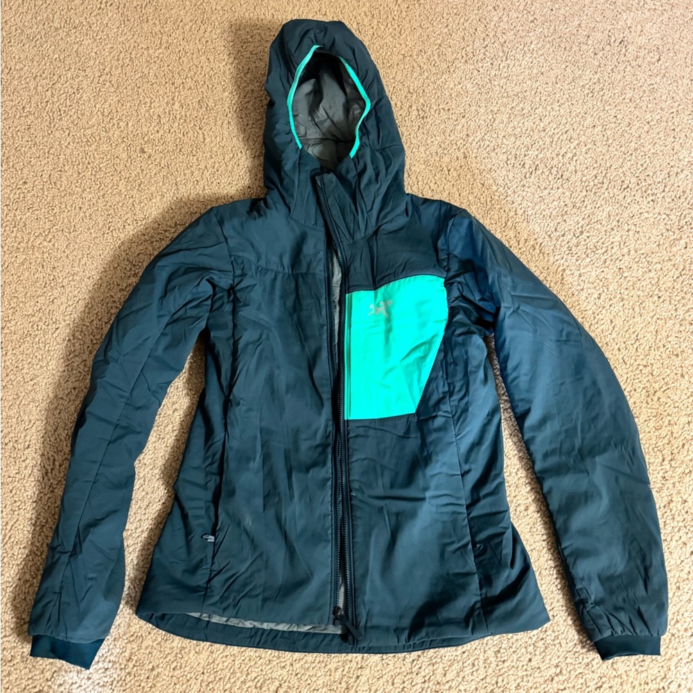 Arc'teryx Women's Proton LT - Dark Green with Teal Accent XS